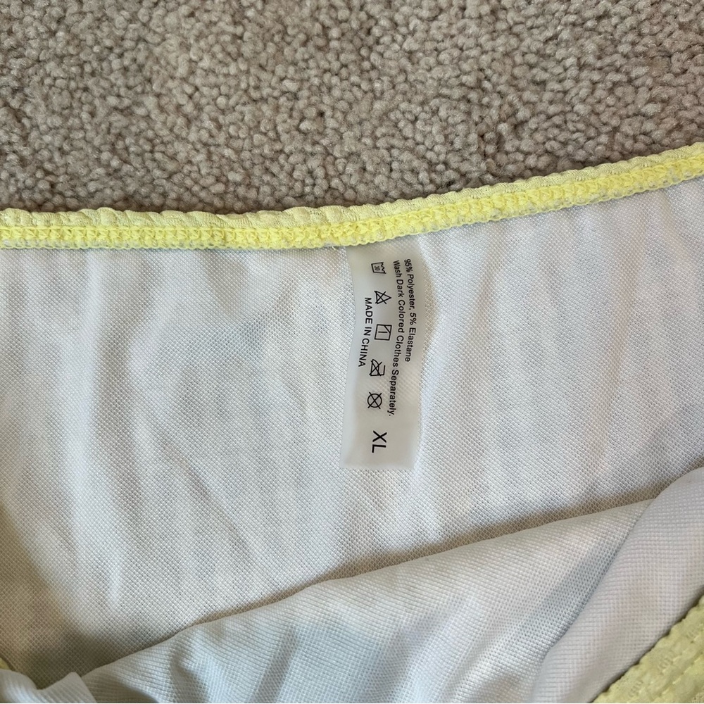 Yellow Textured Bikini Set - Picture 5 of 7